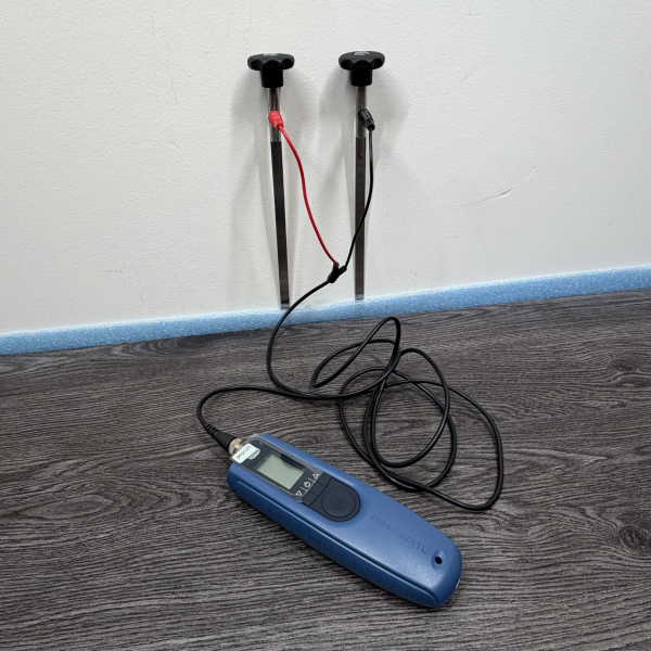 Anwendungsbeispiel Elektrode in Verbindung eines Kabel und eines Gerätes von Gann